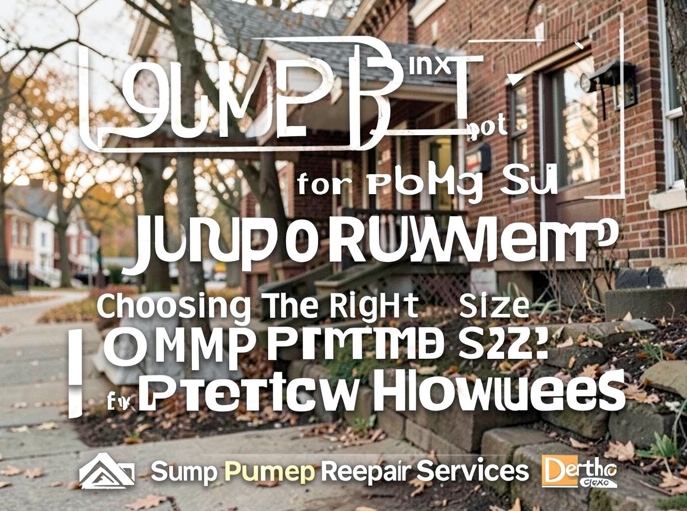 Choosing the Right Sump Pump Size for Detroit Row Houses