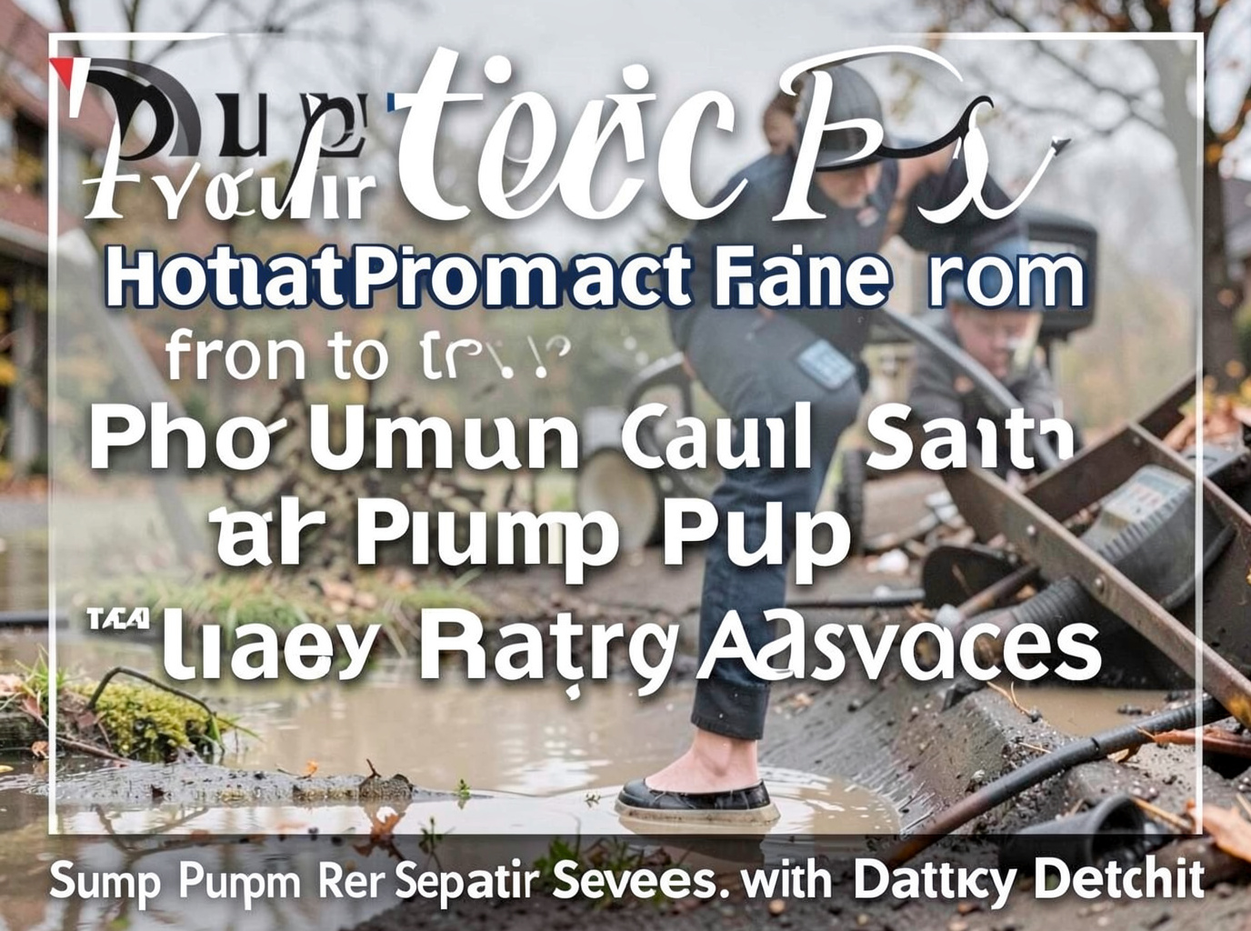 Protect Your Detroit Home from Costly Floods Call to Install a Sump Pump with Battery Backup