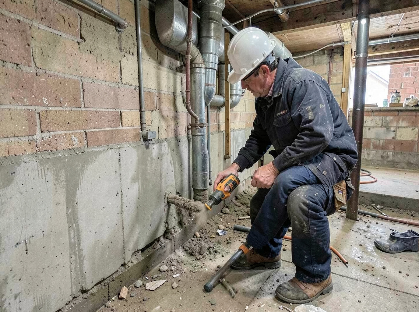 Basement Waterproofing Plumbing in Detroit, MI