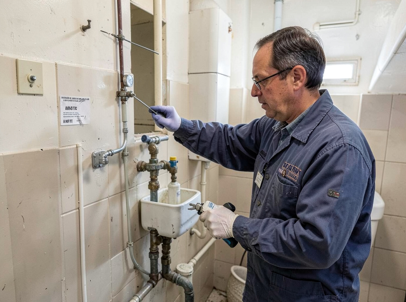 Bathroom Plumbing Inspection in Detroit, MI