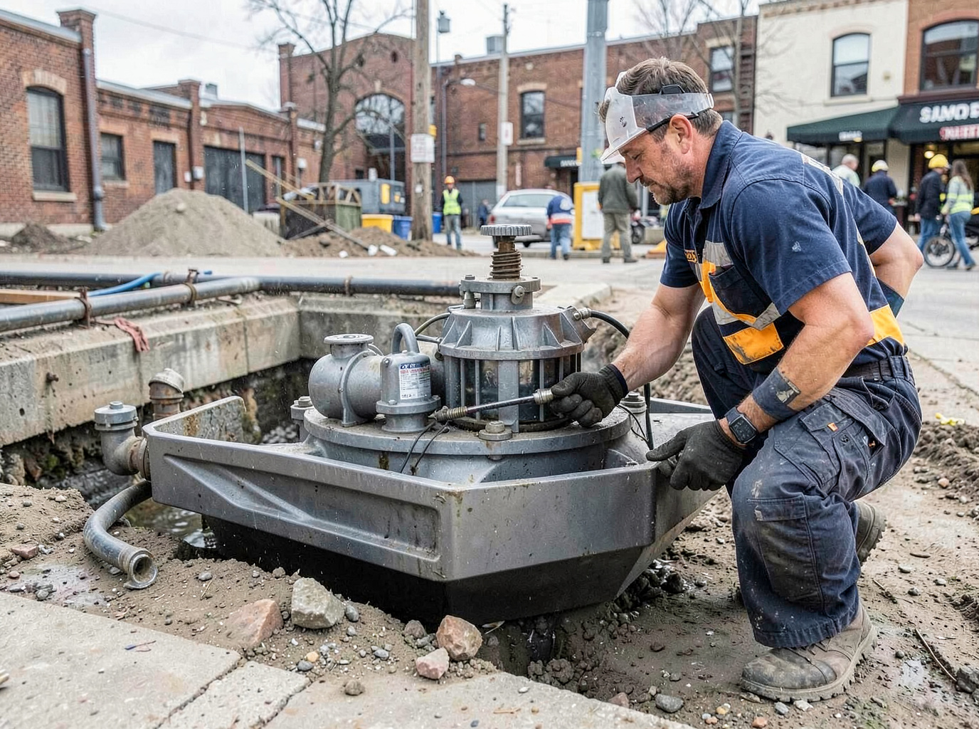 Sump Pump Basin Installation in Detroit, MI